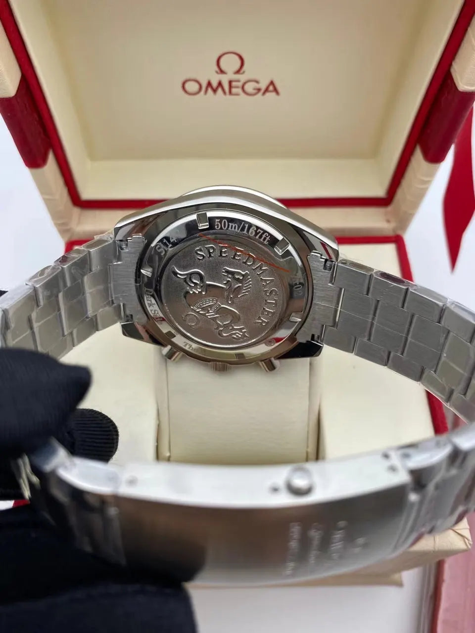 Omega Brown Dial Chronograph - Hình 2